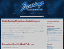 Tablet Screenshot of bearingsinc.info