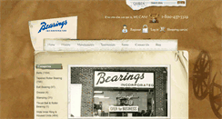 Desktop Screenshot of bearingsinc.net